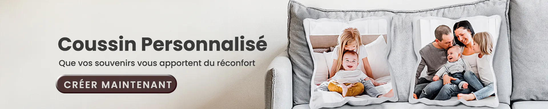 Housses de coussins personnalisée